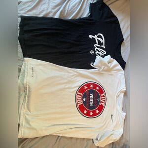 Black and White baseball  T-Shirts small